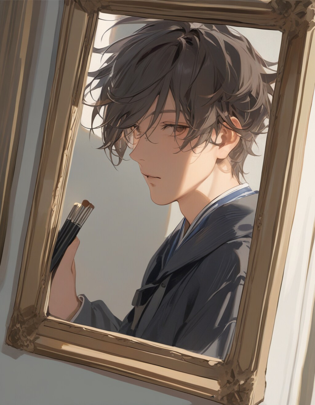 「俺の自画像」（AI調べ…💧）