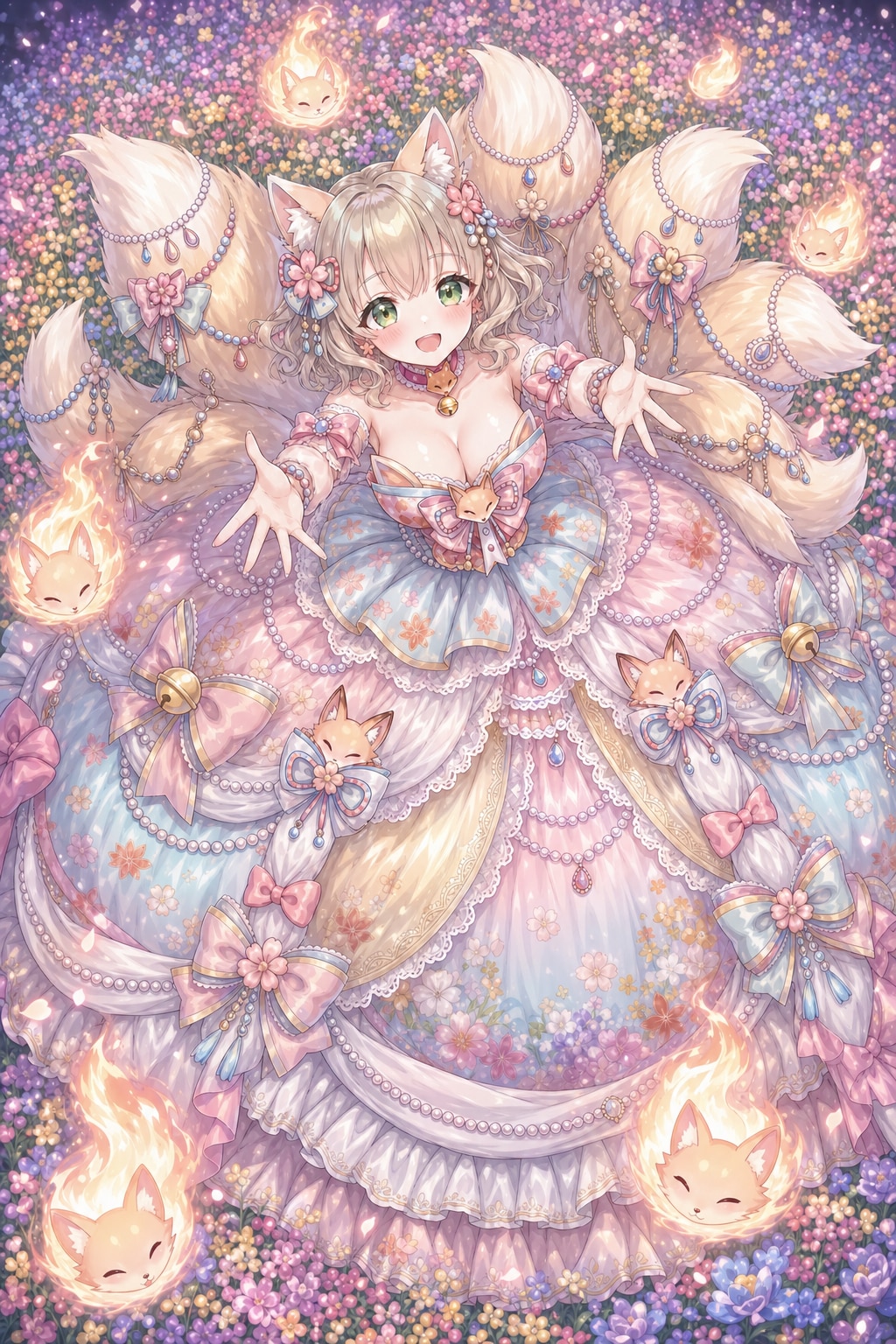 お花畑で | の人気AIイラスト・グラビア