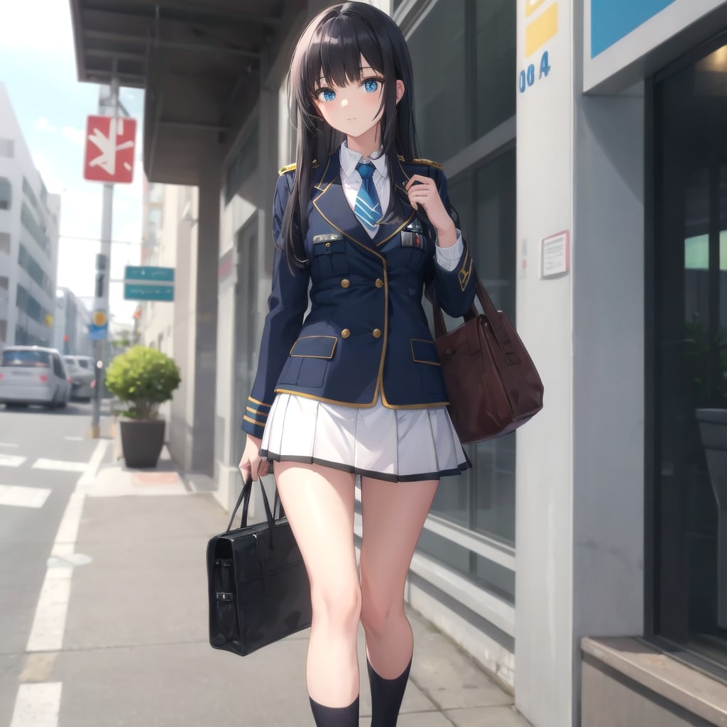 清楚な女子高校生