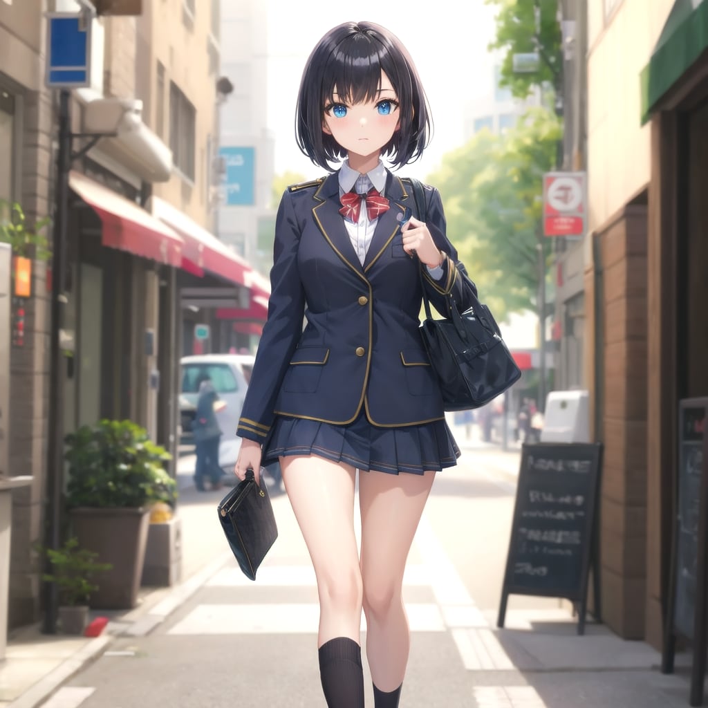 清楚な女子高校生