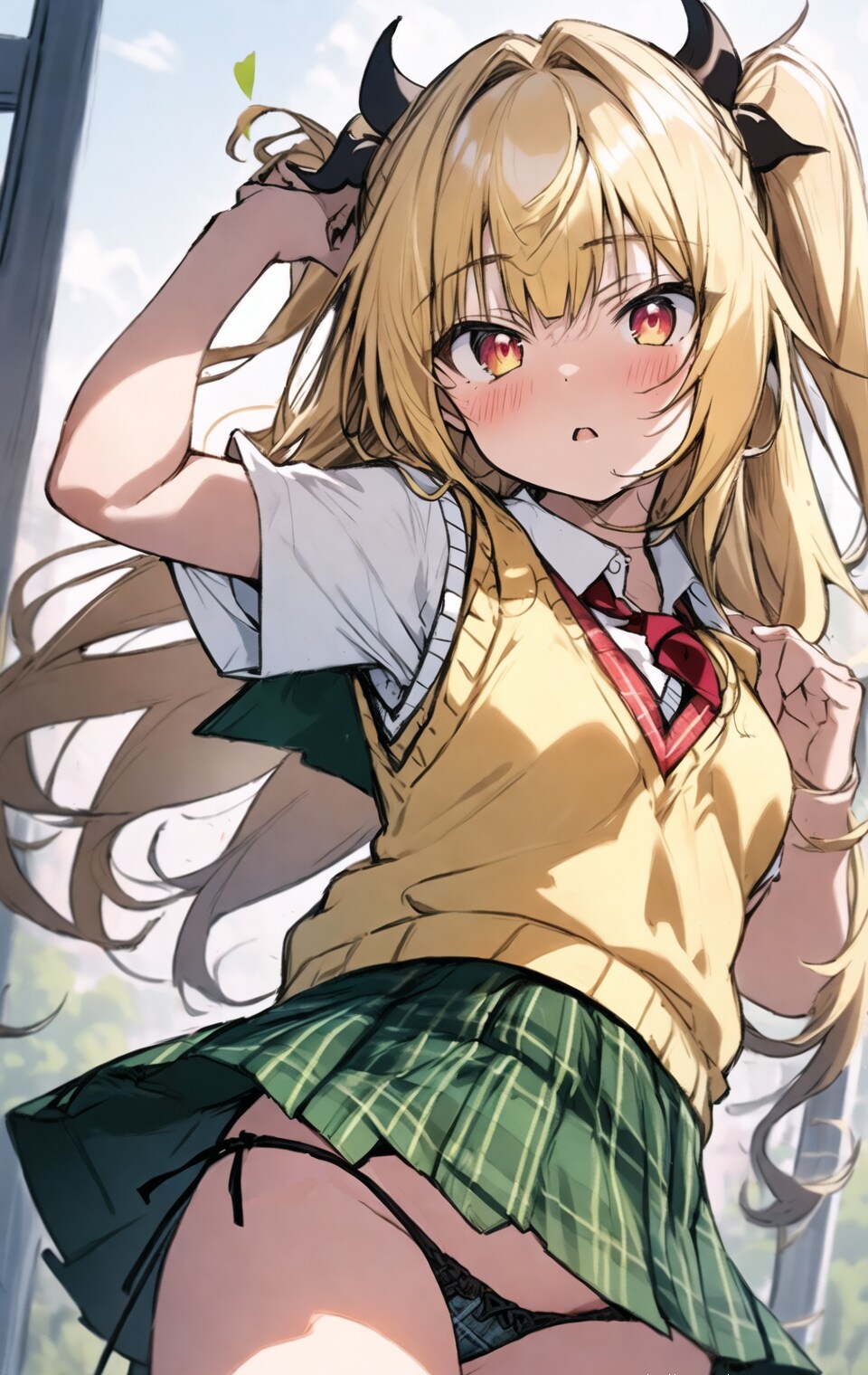 謎の風でToLOVEる金色のヤミさん