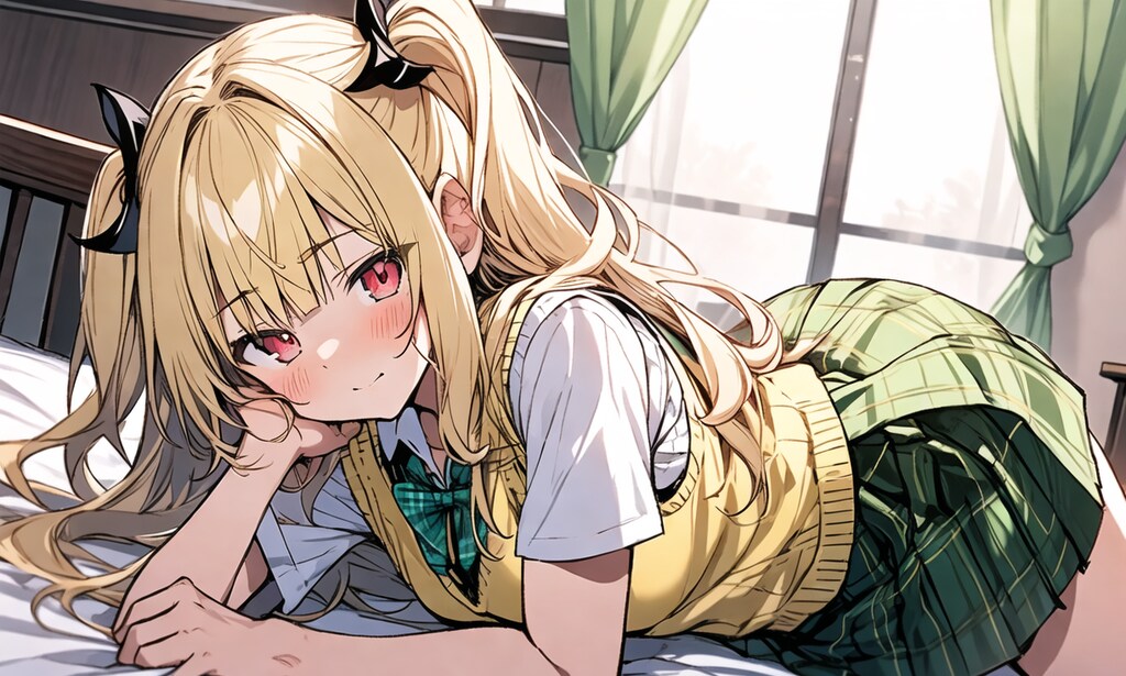 謎の風でToLOVEる金色のヤミさん