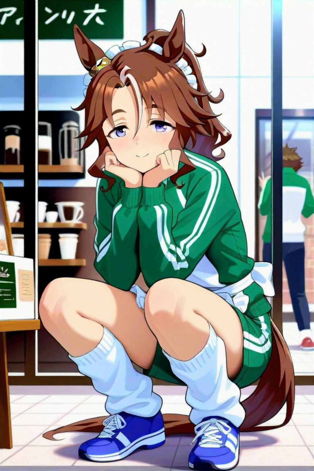 ジャージメイドのメジロパーマー