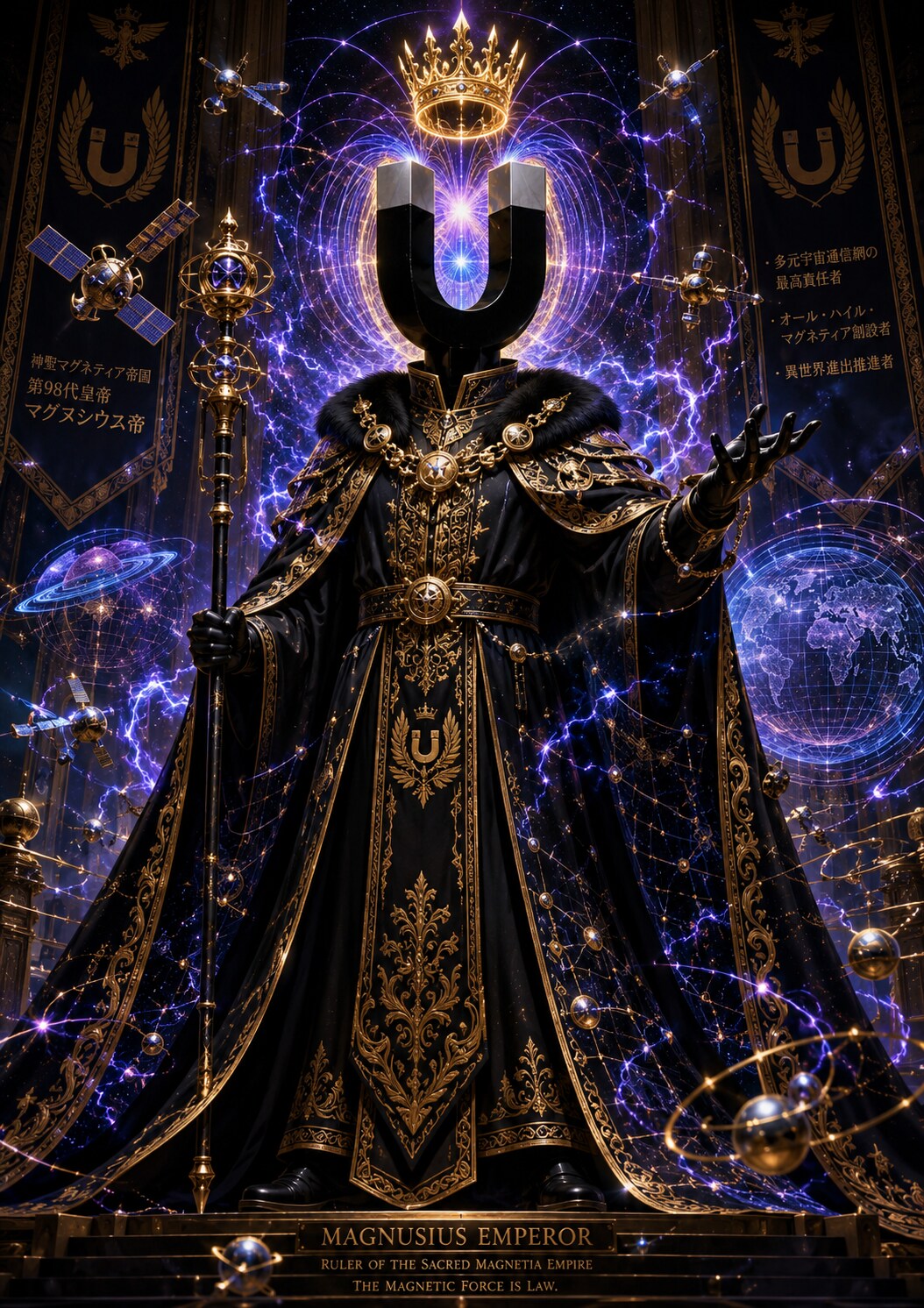 【神聖マグネティア帝国】第98代皇帝 マグヌシウス帝