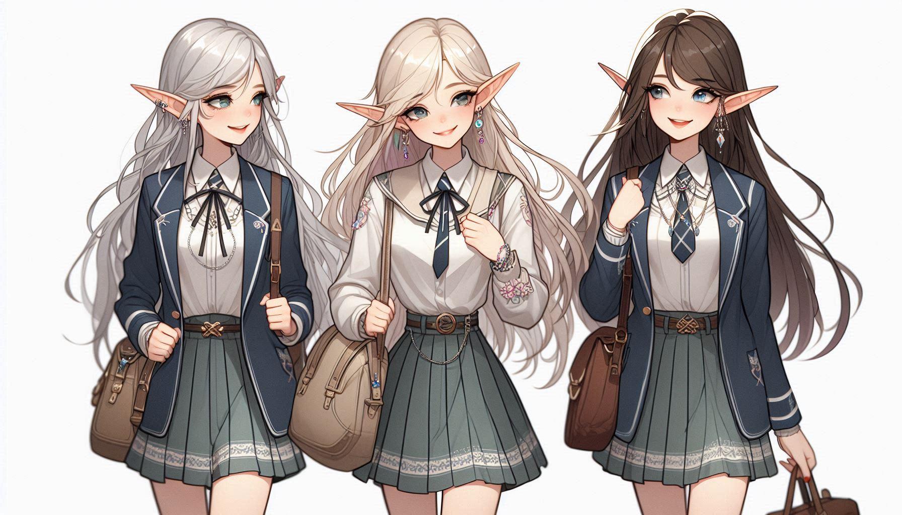 帰宅部なエルフ | の人気AIイラスト・グラビア