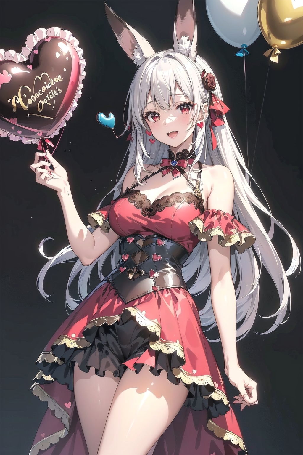 風船チョコなのです🐰🎶 | の人気AIイラスト・グラビア