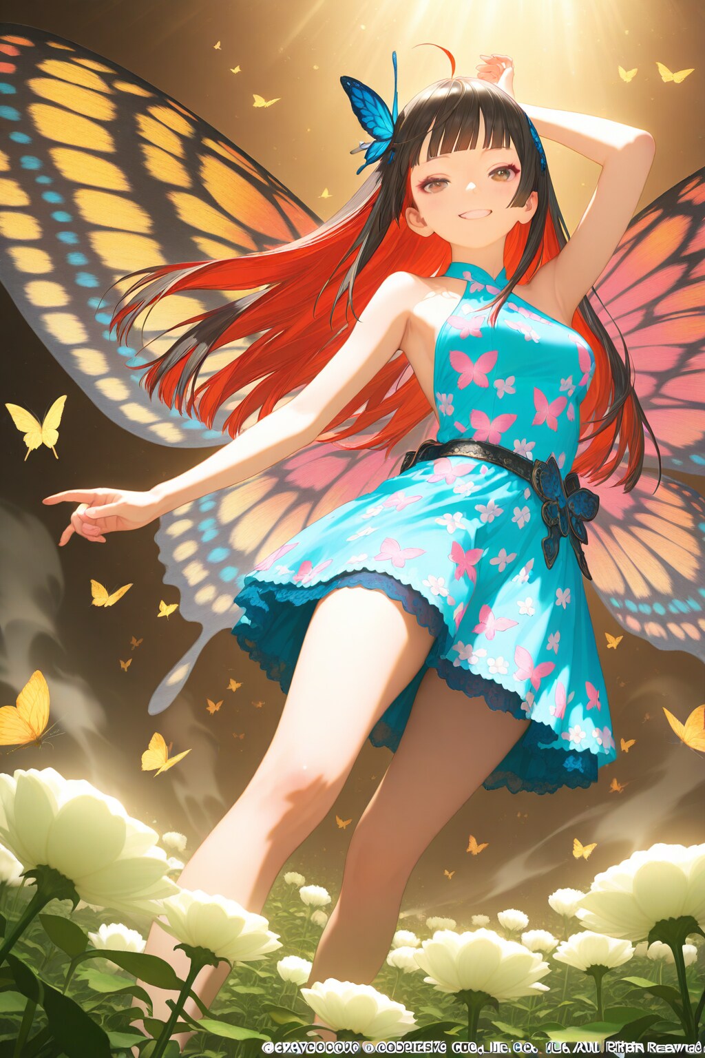 Dressing up butterflies