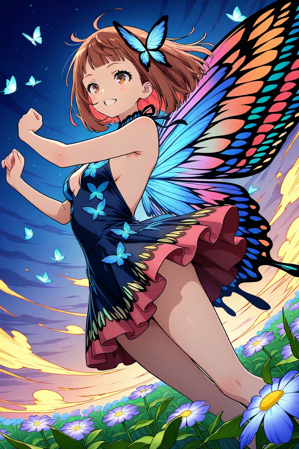 Dressing up butterflies