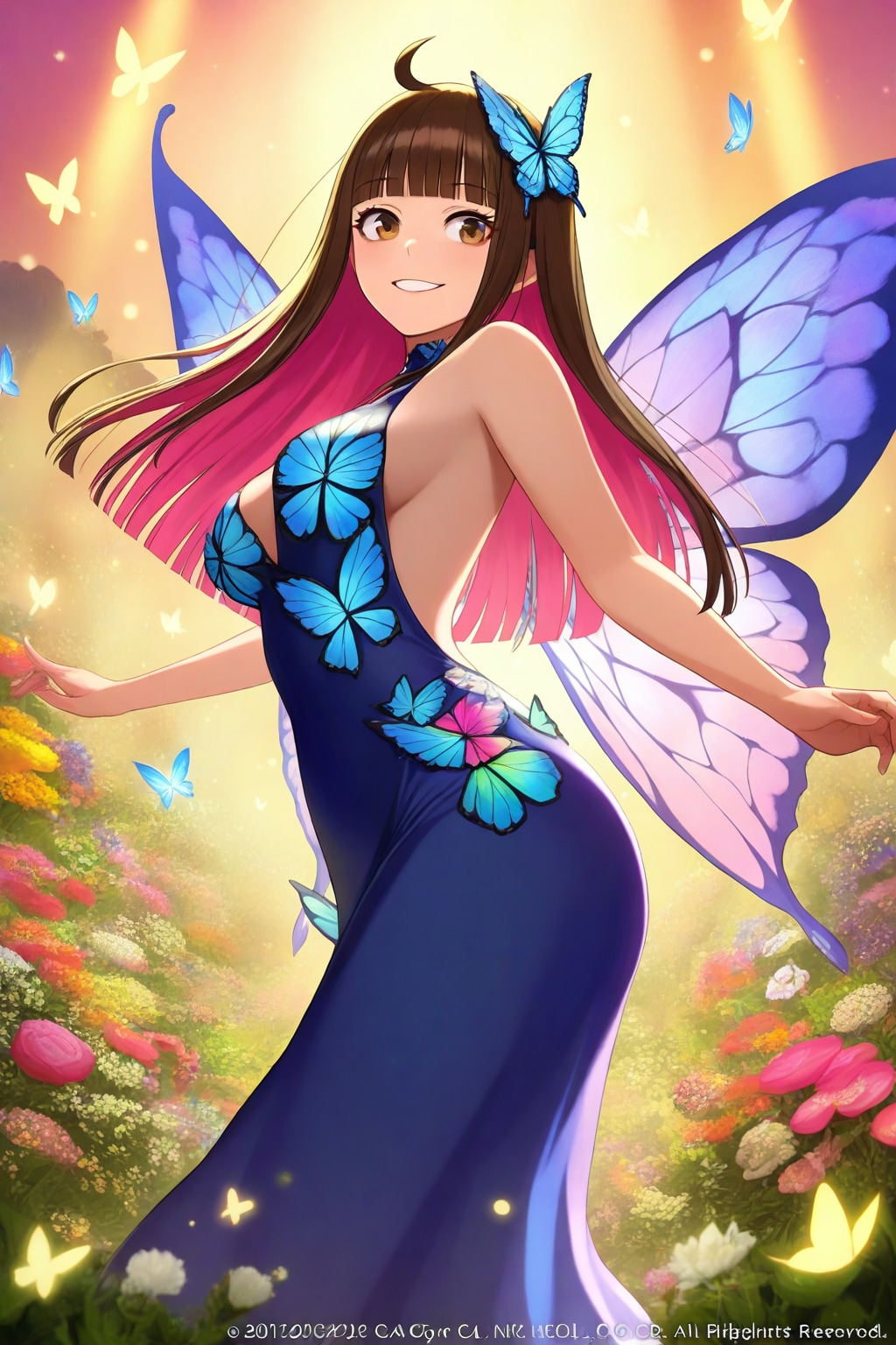 Dressing up butterflies