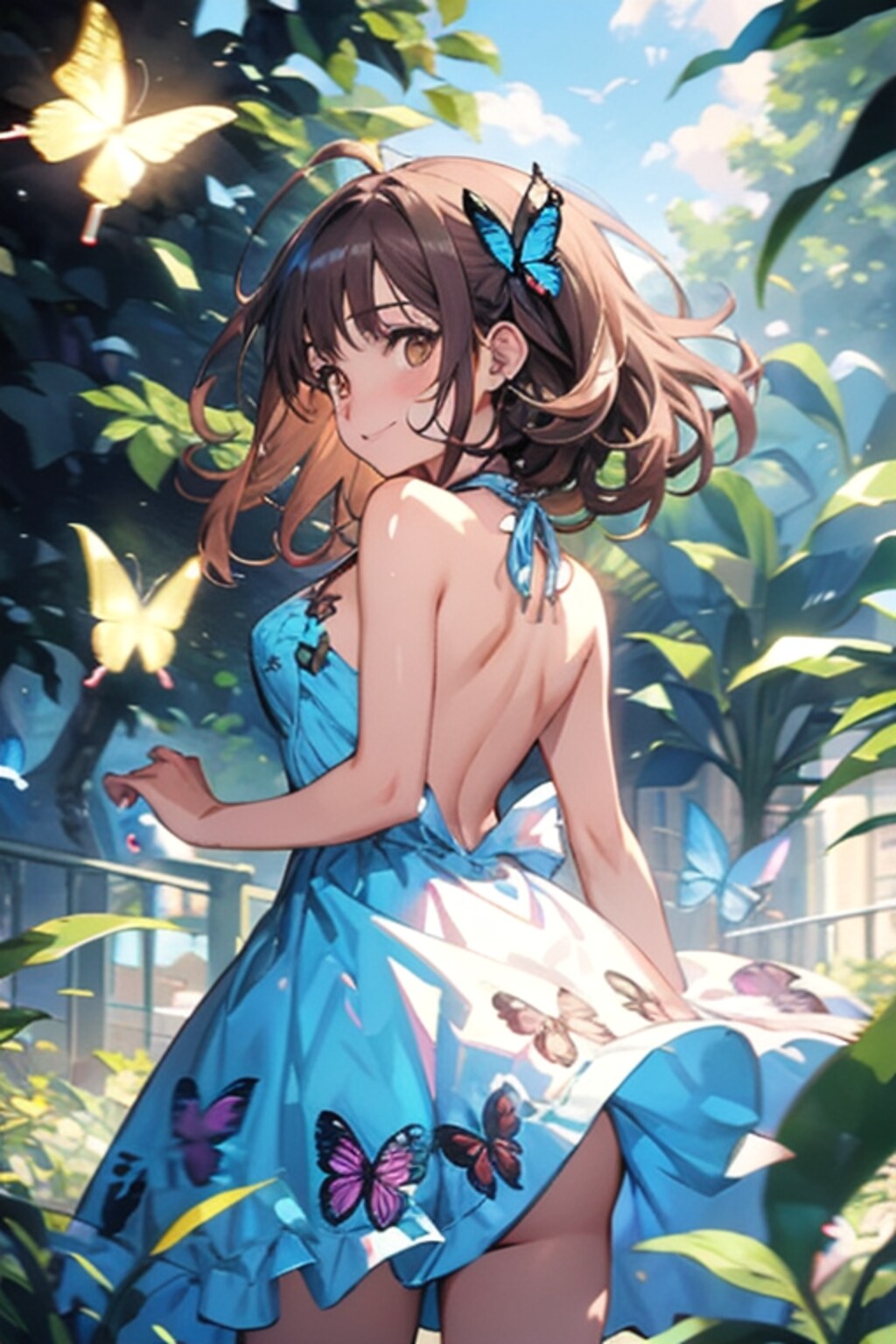 Dressing up butterflies