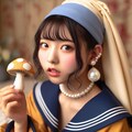 真珠の耳飾りのキノコ狩りの少女 3枚目