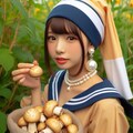 真珠の耳飾りのキノコ狩りの少女 10枚目