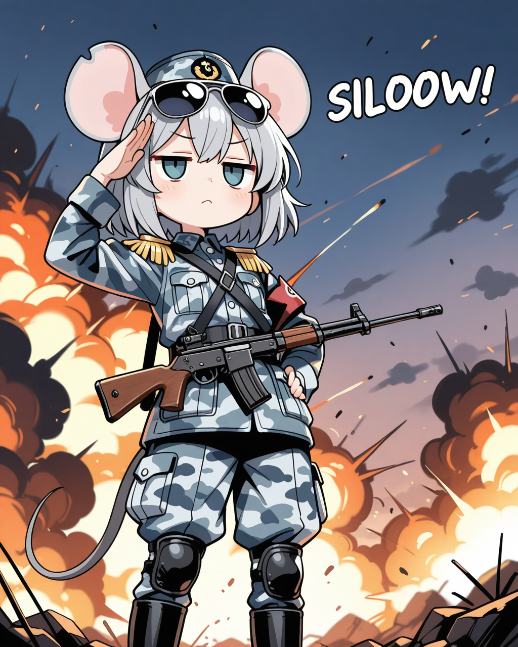 ねずみチュー隊チュー隊長殿、出撃チュー！！