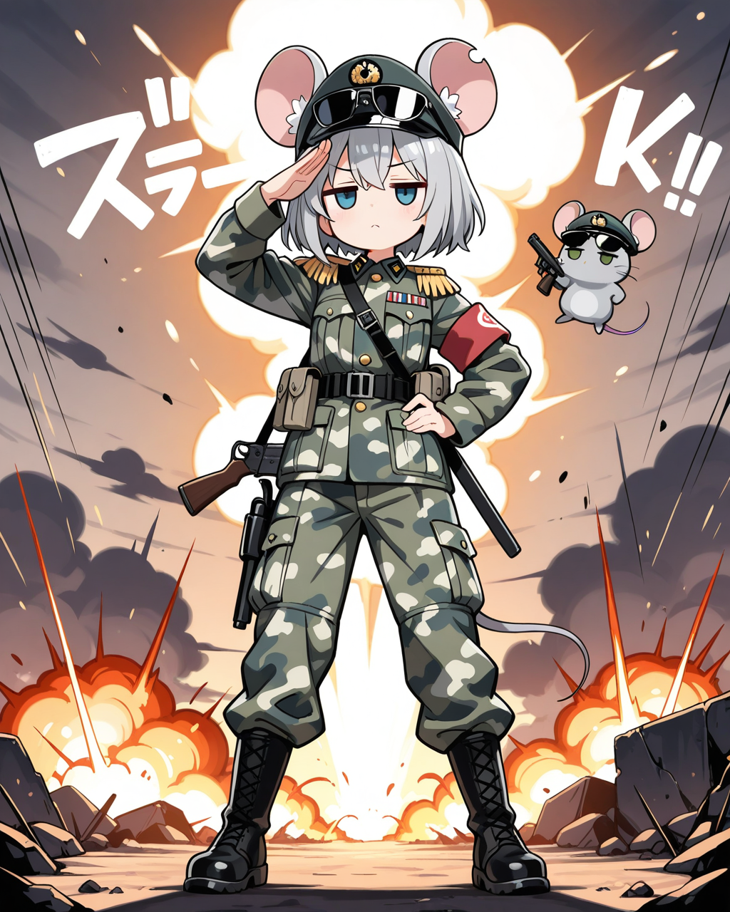 ねずみチュー隊チュー隊長殿、出撃チュー！！