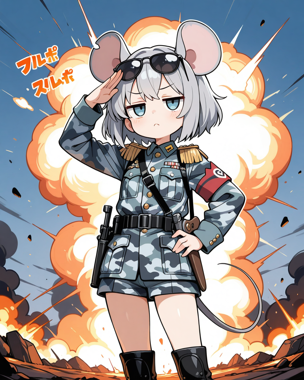 ねずみチュー隊チュー隊長殿、出撃チュー！！