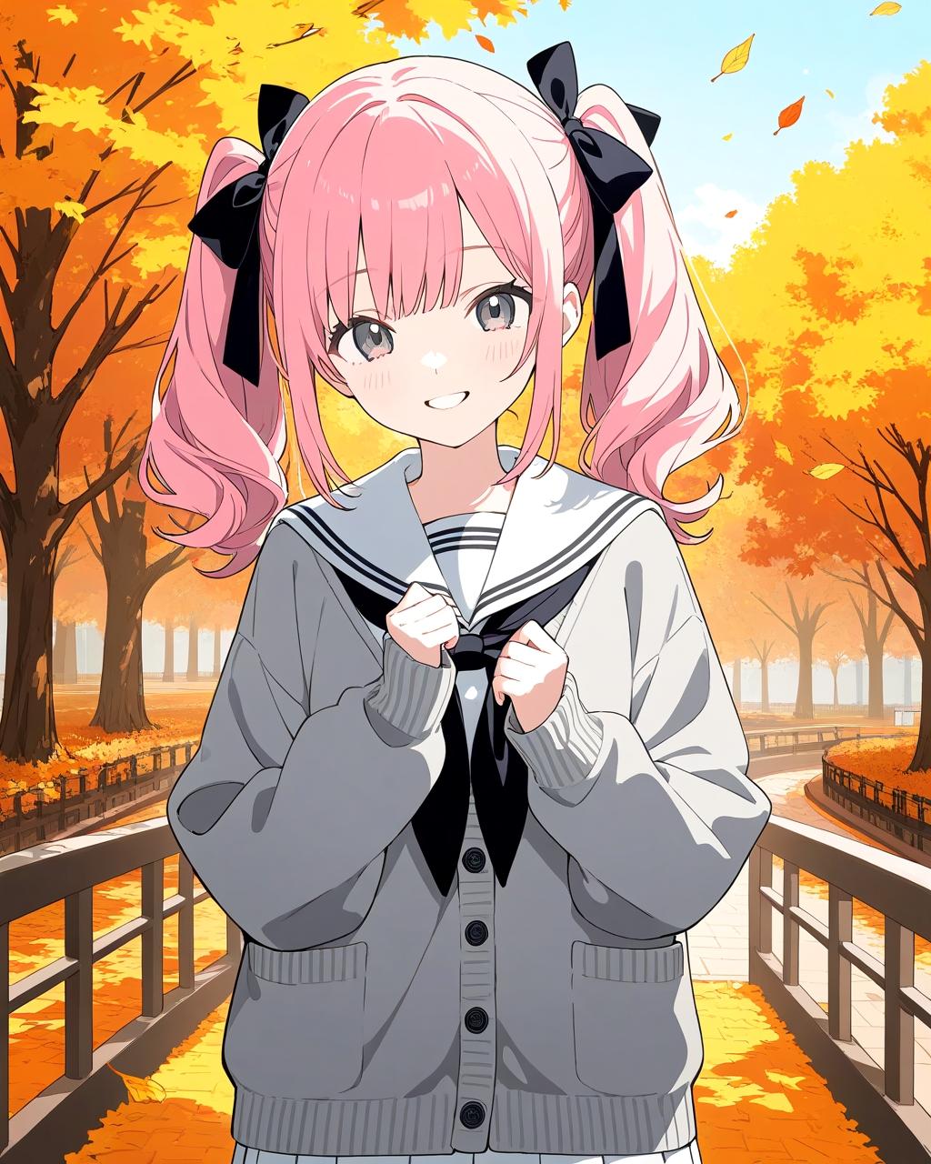 萌え袖ピンク髪女子 | の人気AIイラスト・グラビア