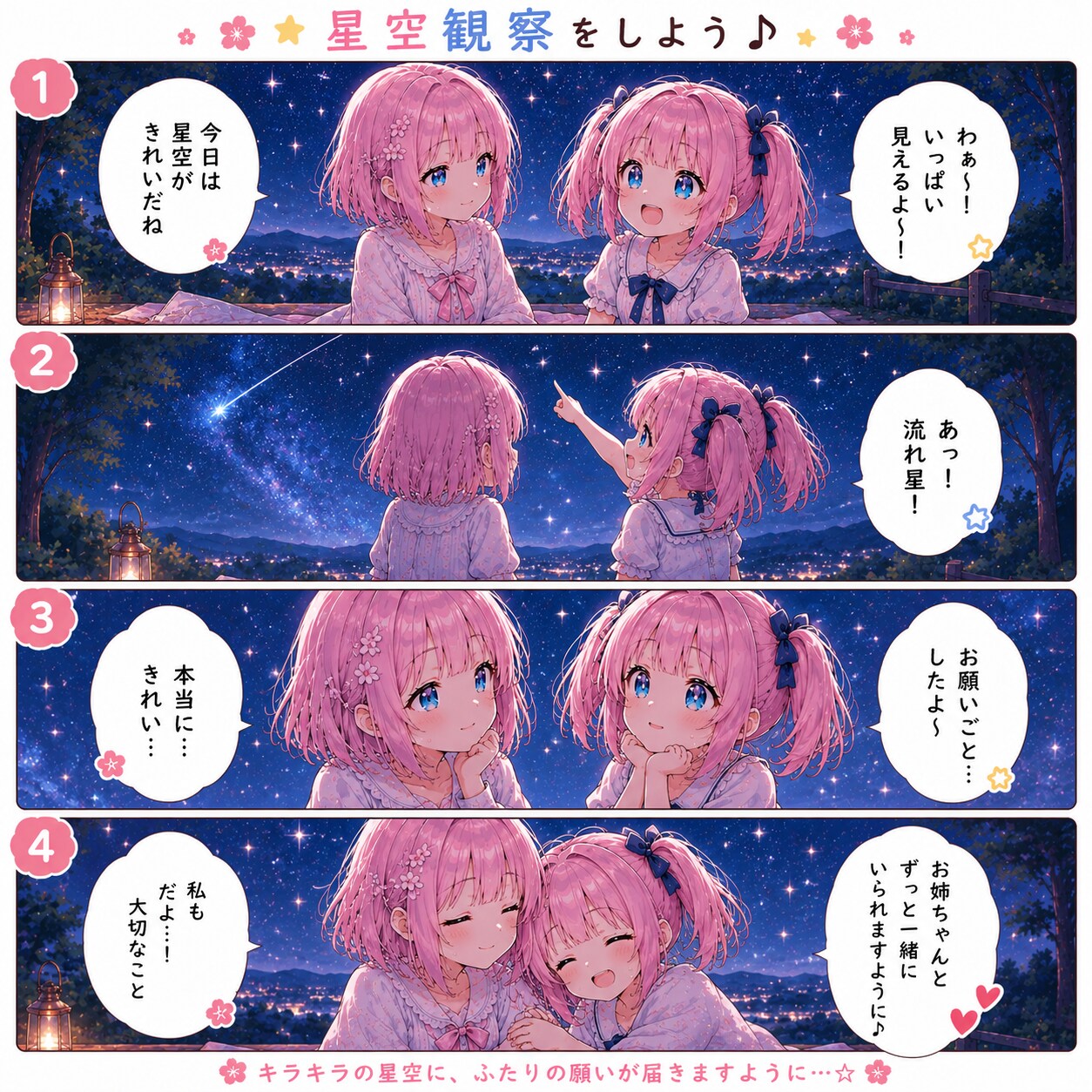 桃花と桃華の何でもない日常③ | の人気AIイラスト・グラビア