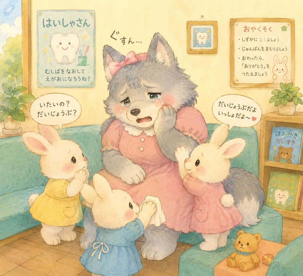 オオカミおねえさんと歯医者さん