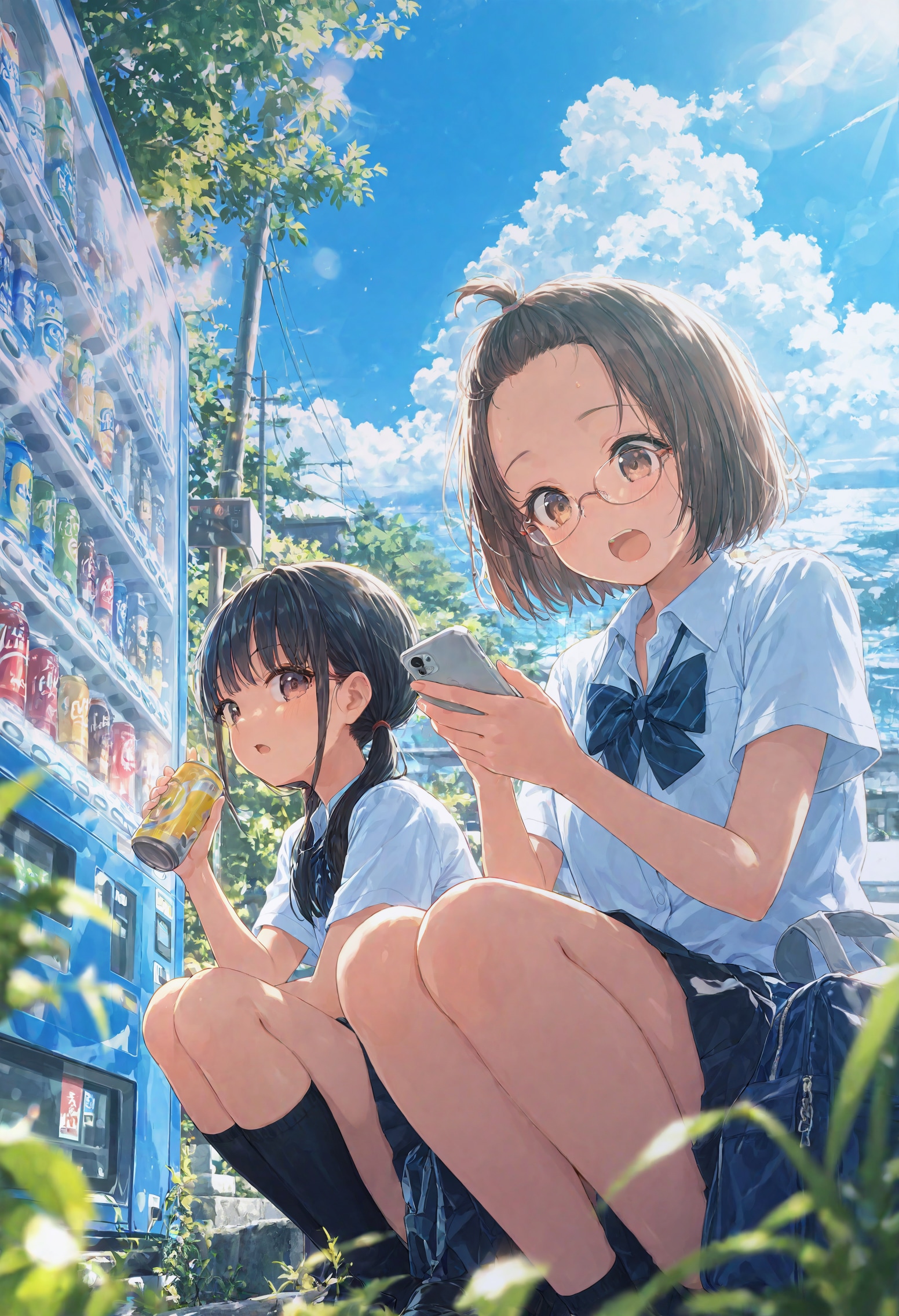 夏の自販機 | の人気AIイラスト・グラビア