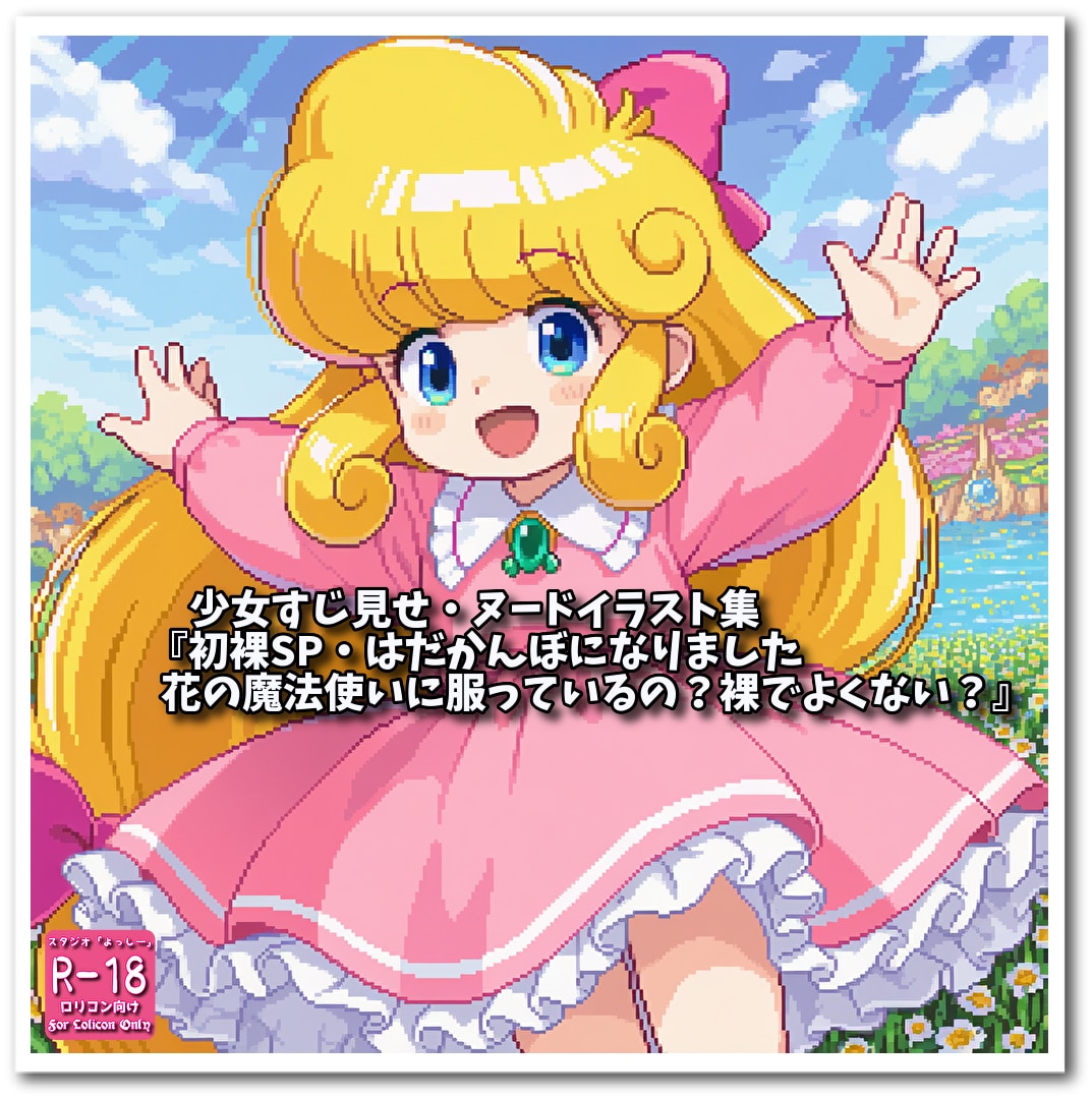 【perftileイラスト集紹介】『初裸SP・はだかんぼになりました　花の魔法使いに服っているの？裸でよくない？』