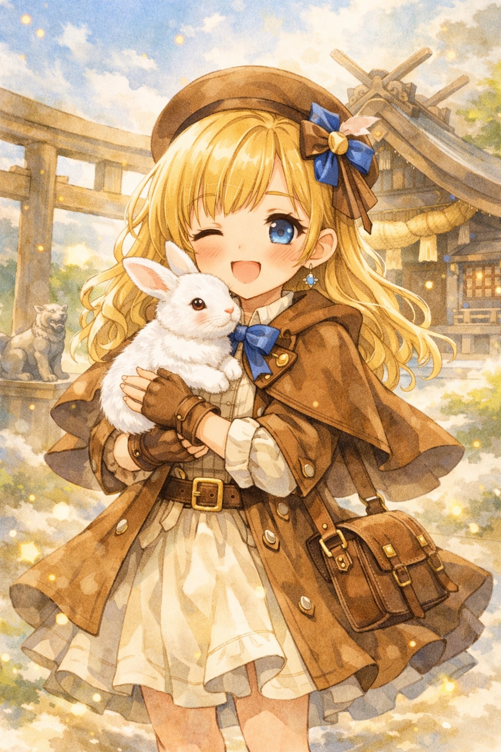 縁結びの出雲大社に旅行中よ❤ | の人気AIイラスト・グラビア