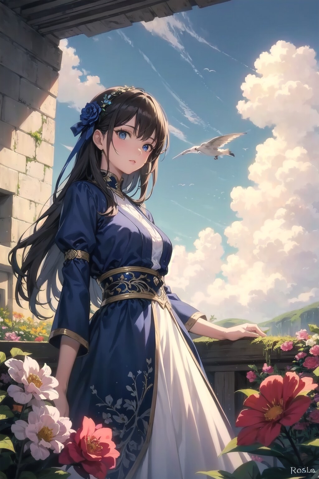 古城の姫君 | の人気AIイラスト・グラビア