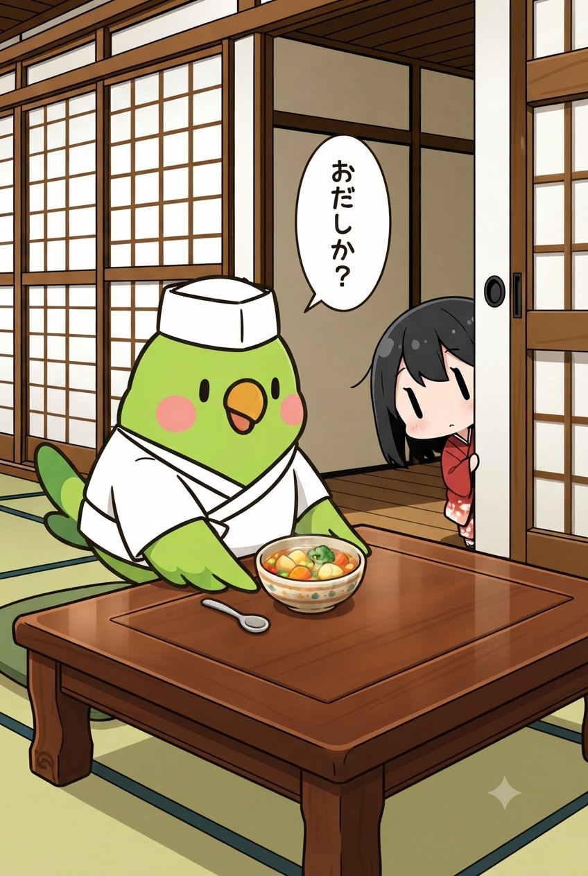 野菜スープお届けインコ | の人気AIイラスト・グラビア