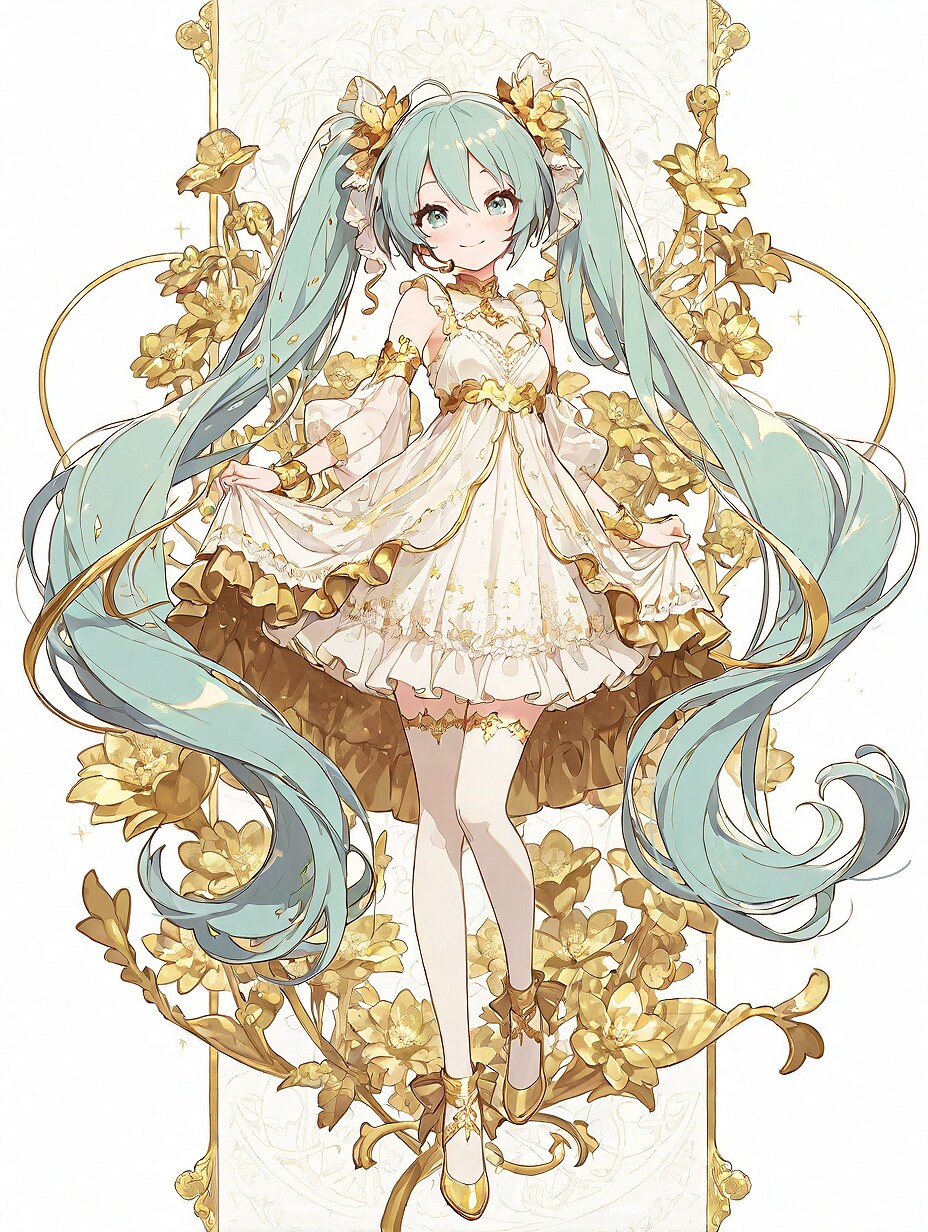 Gold frame