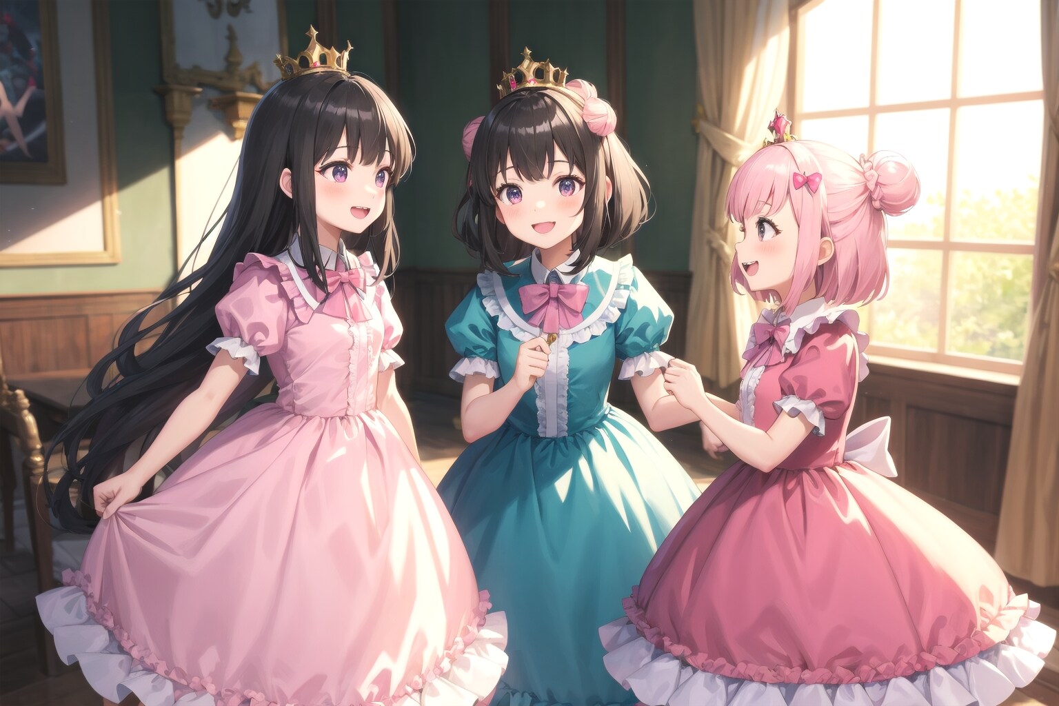 姫は三つ子だったのです？