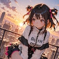 夕焼け 5枚目
