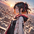 夕焼け 4枚目