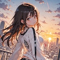 夕焼け 9枚目