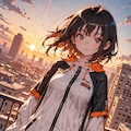 夕焼け 2枚目