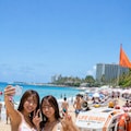 多脚メカと自撮り 2枚目