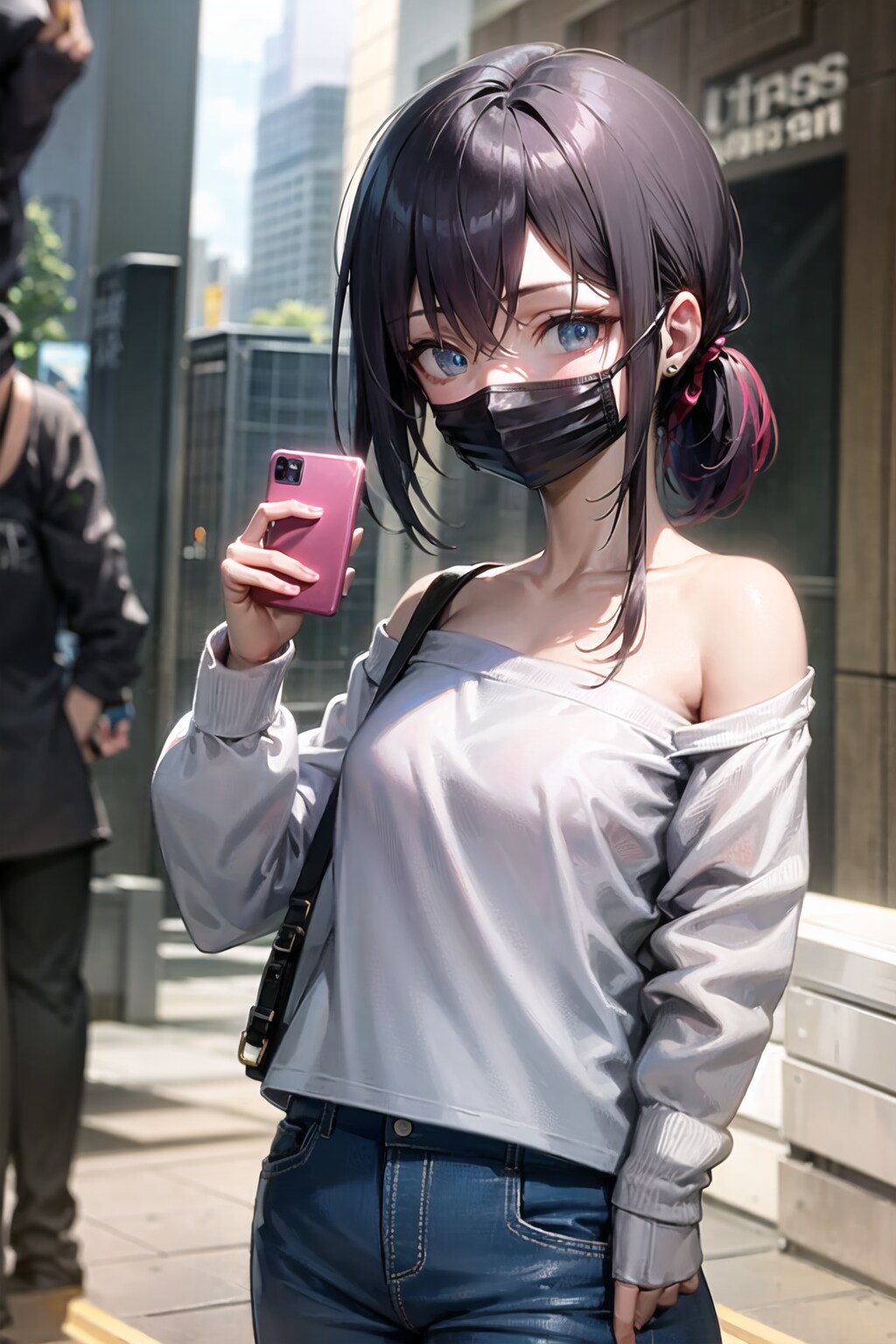 マスク女子