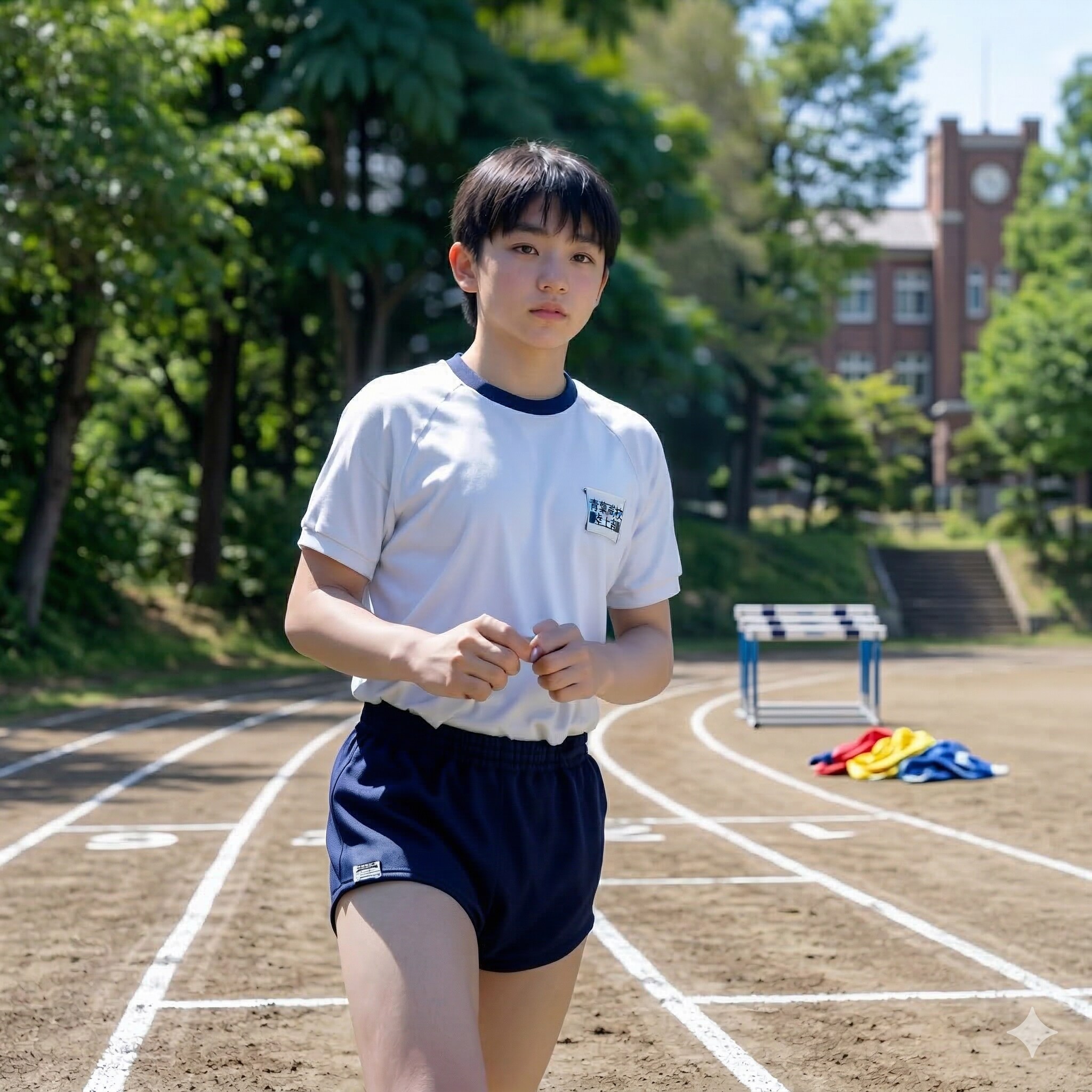 陸上部のエース
