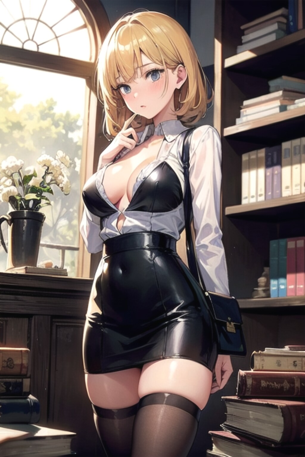 夕暮れの本屋さん