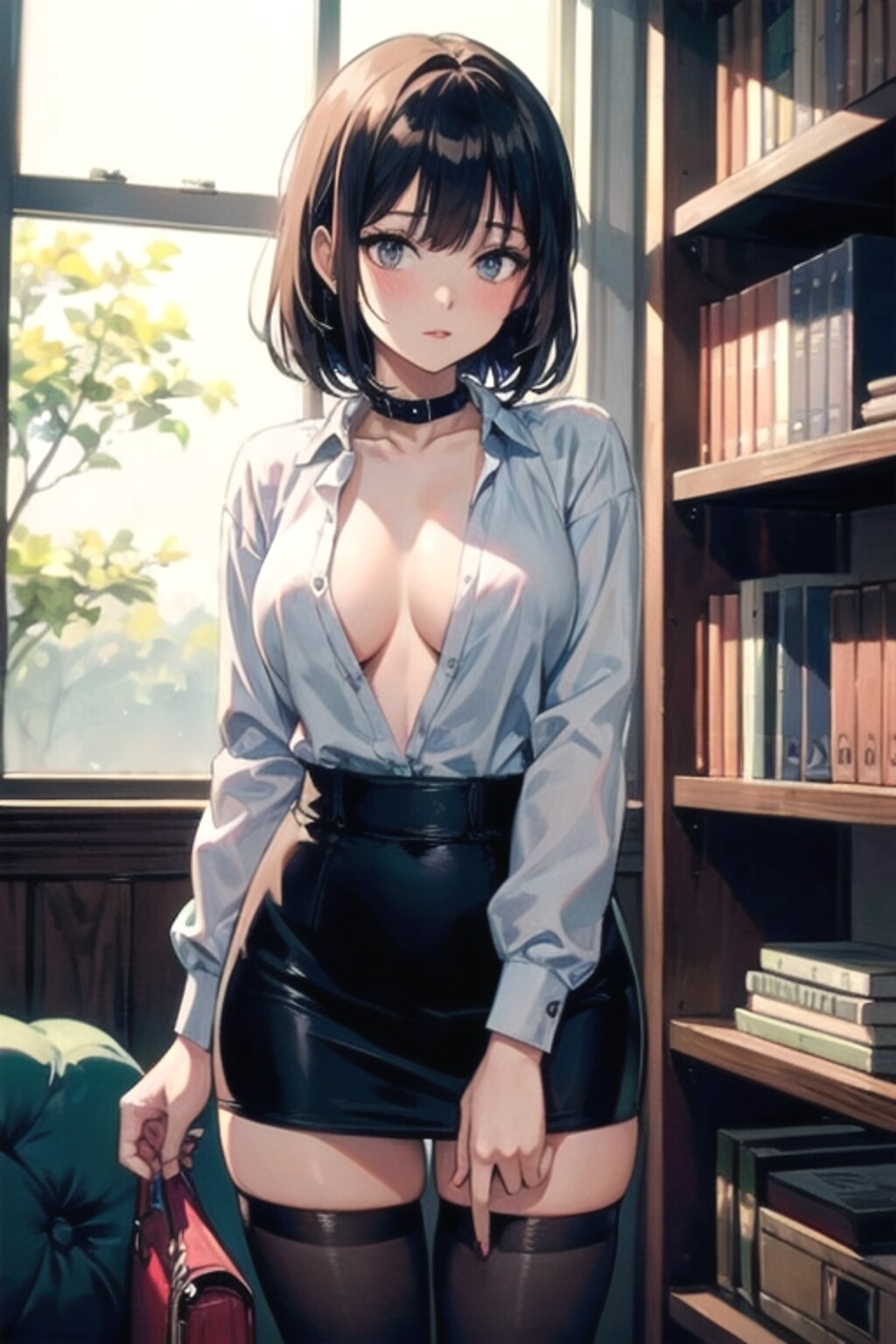 夕暮れの本屋さん