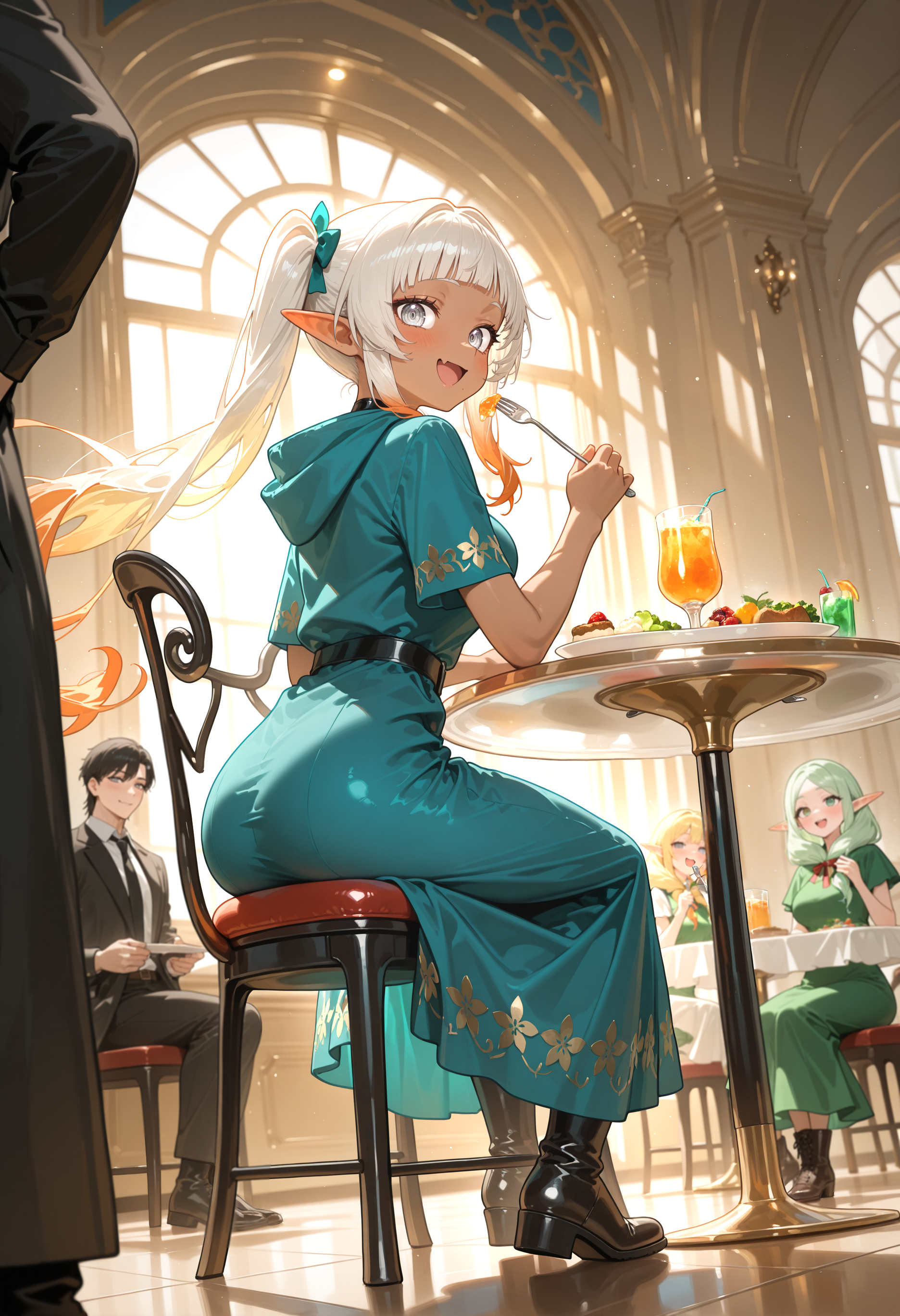 お昼のエルフ 2025.5.14 | の人気AIイラスト・グラビア