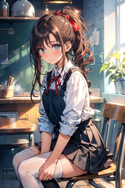 TOPAZ:school girl | の人気AIイラスト・グラビア