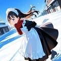 雪国メイドさん 2枚目