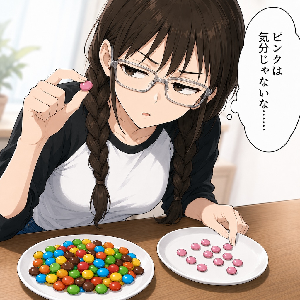 ピンクな瞳
