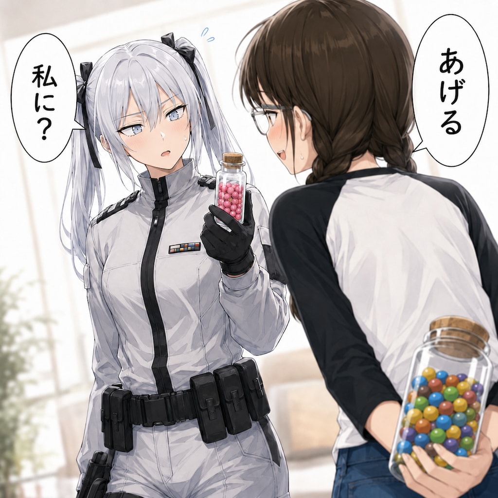 ピンクな瞳