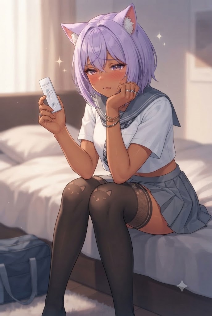 困ったにゃ。パパにどう伝えるにゃ。