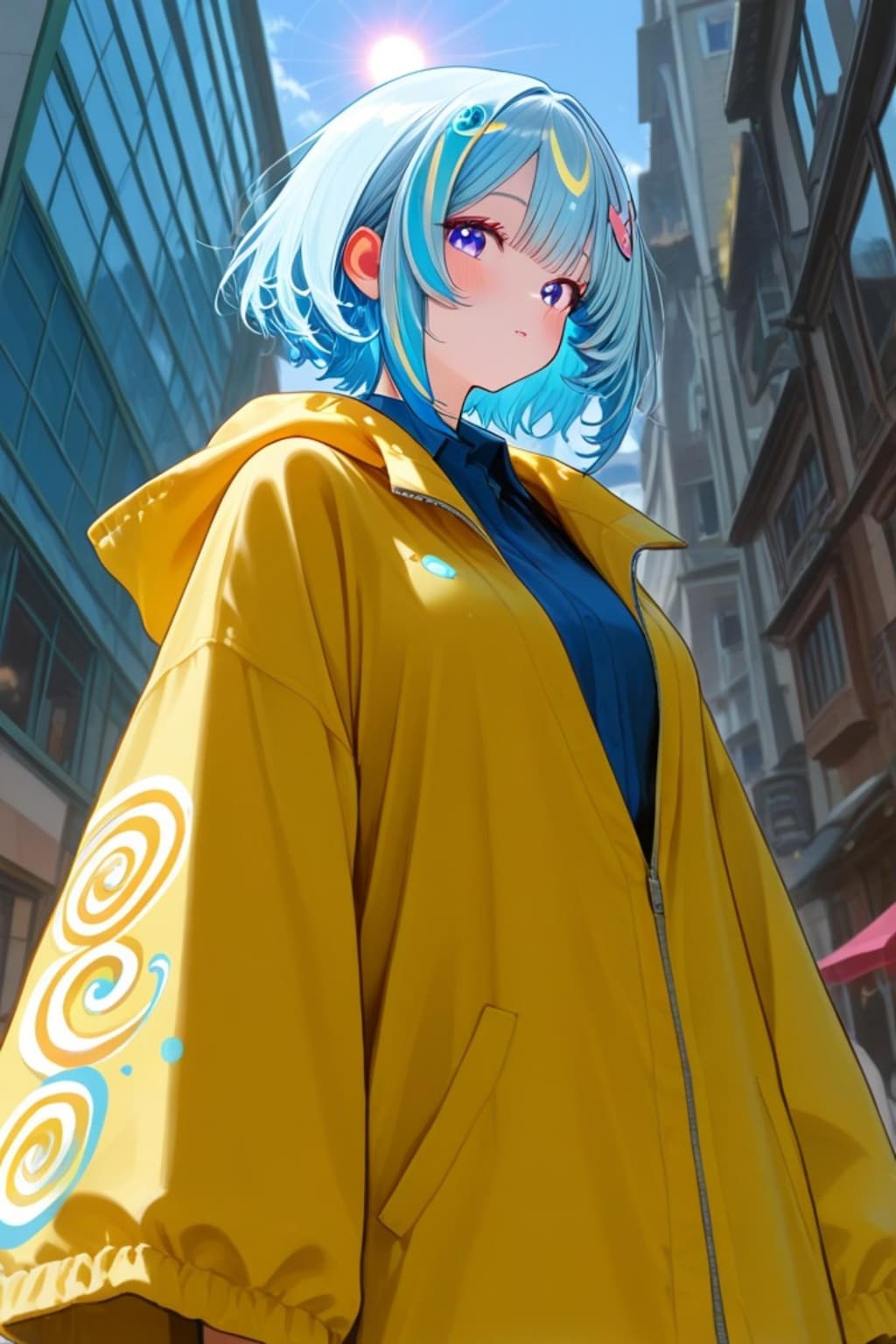 青髪ちゃん