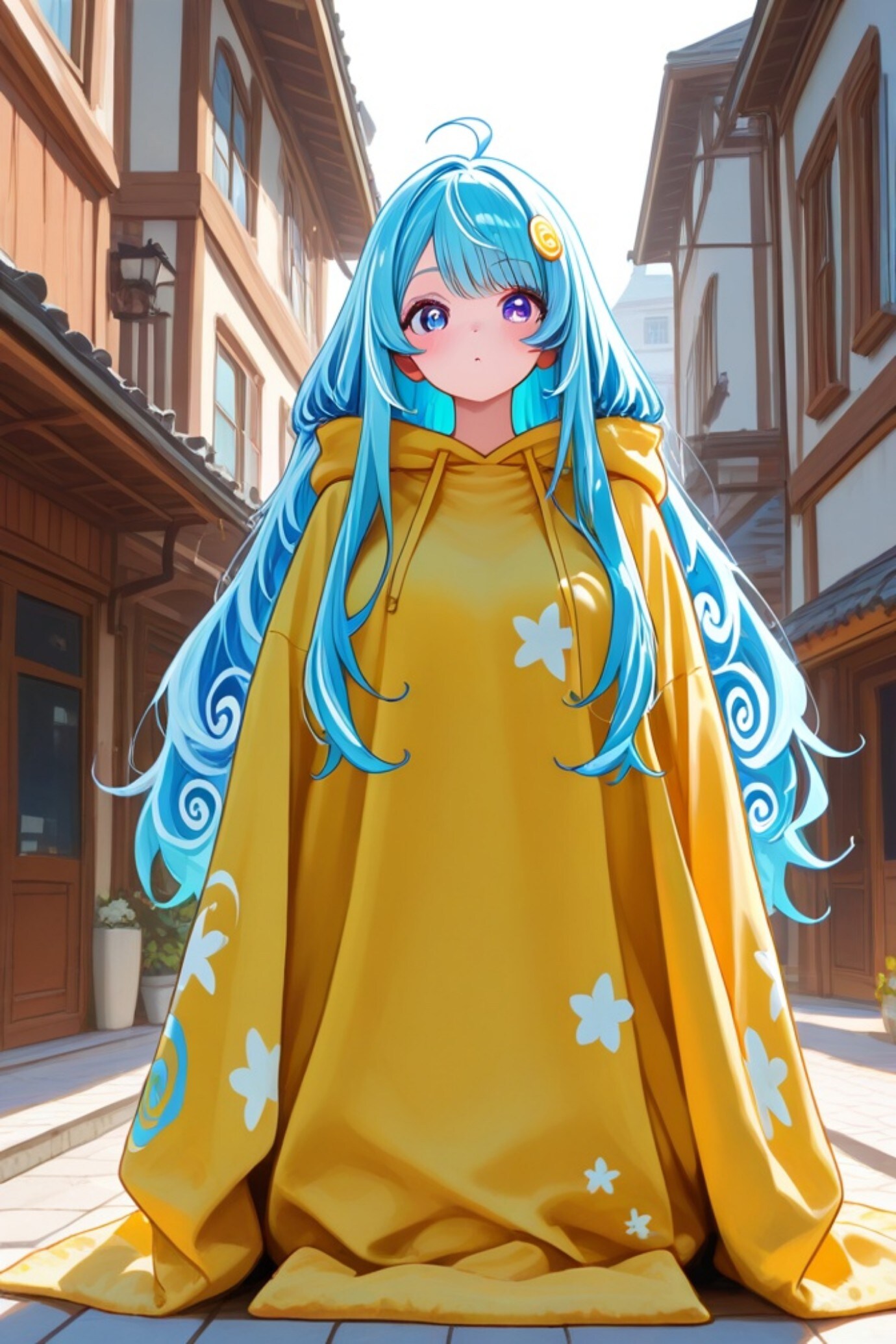 青髪ちゃん | の人気AIイラスト・グラビア