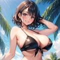 砂浜に舞い降りた魅惑の美女 3枚目