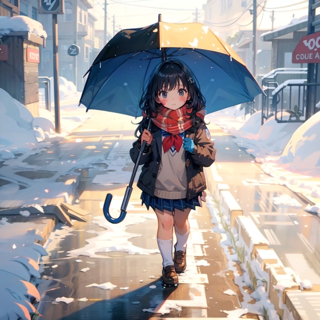 東京の５日の朝の風景？