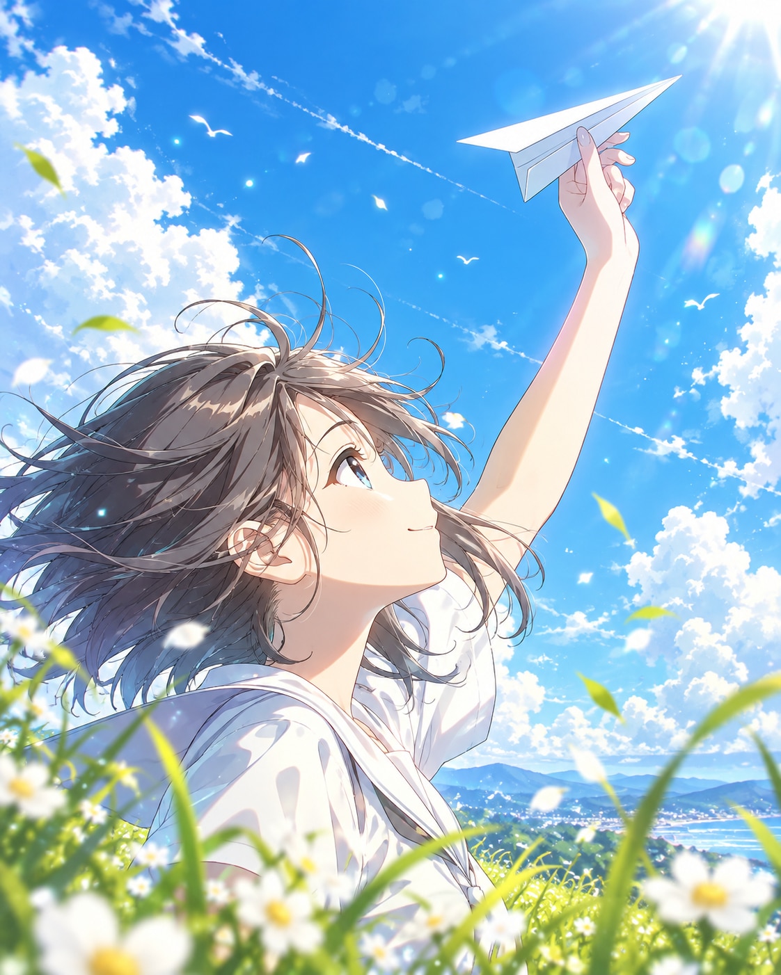 夏空へ、いってらっしゃい | の人気AIイラスト・グラビア