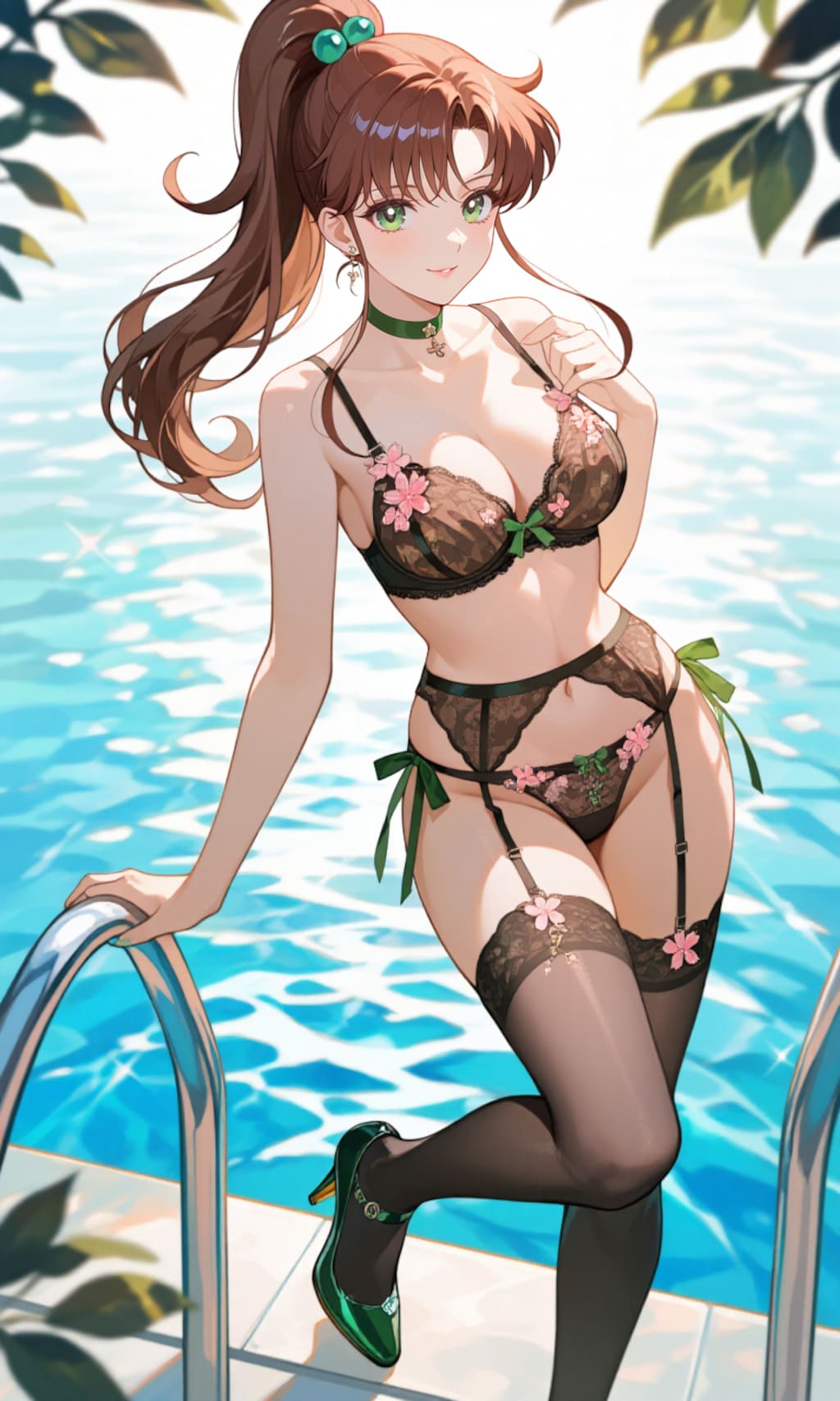 まことの勝負下着NEWコレクション！ダークブラウンver. ④